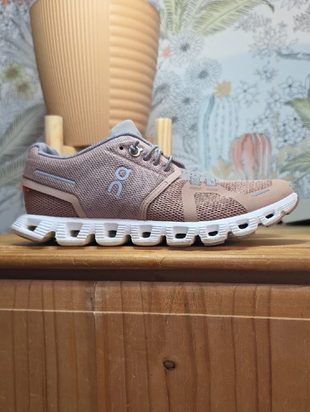 On Running Women's Blush Mesh Athletic Sneakers